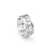 Uomo Damiani Anelli Per Coppie | Uomo>Anello in oro bianco, 8,3 mm.