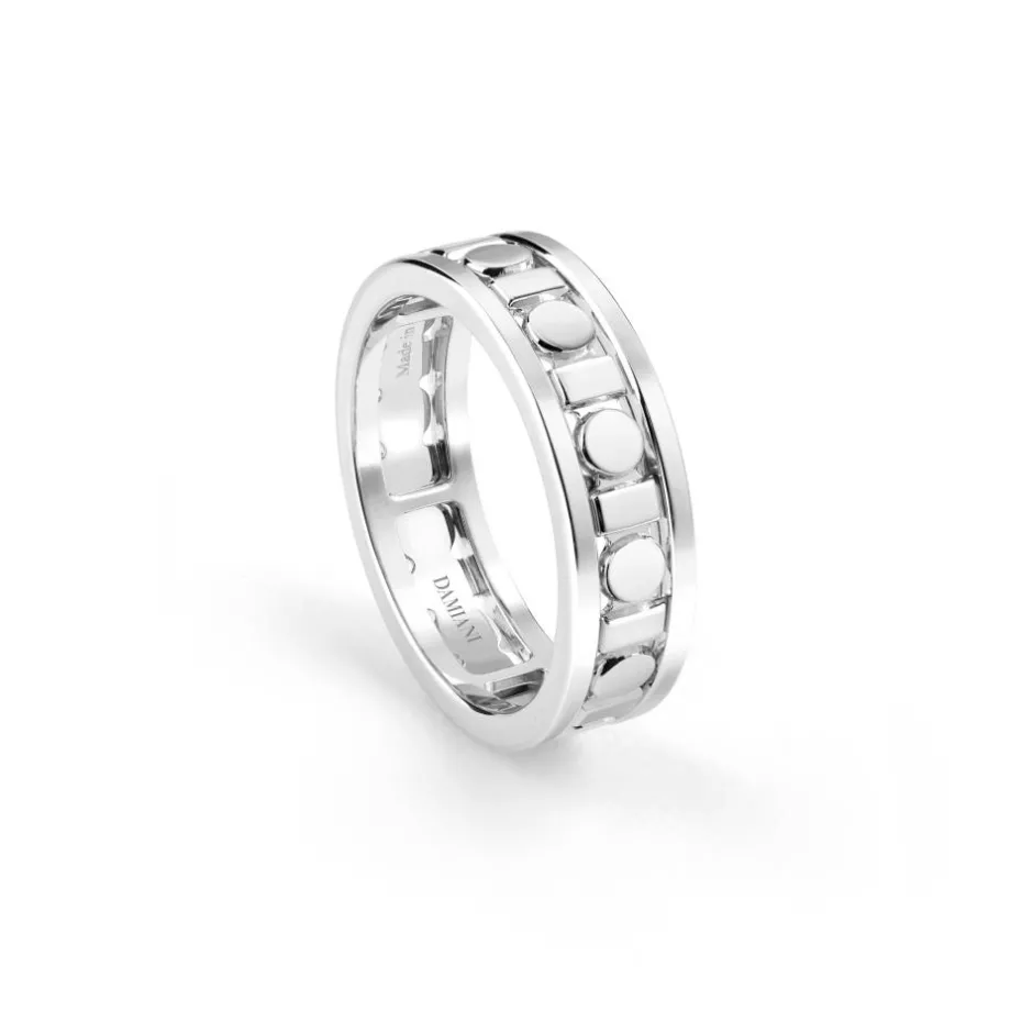 Uomo Damiani Anelli Per Coppie | Uomo>Anello in oro bianco, 5,7 mm.