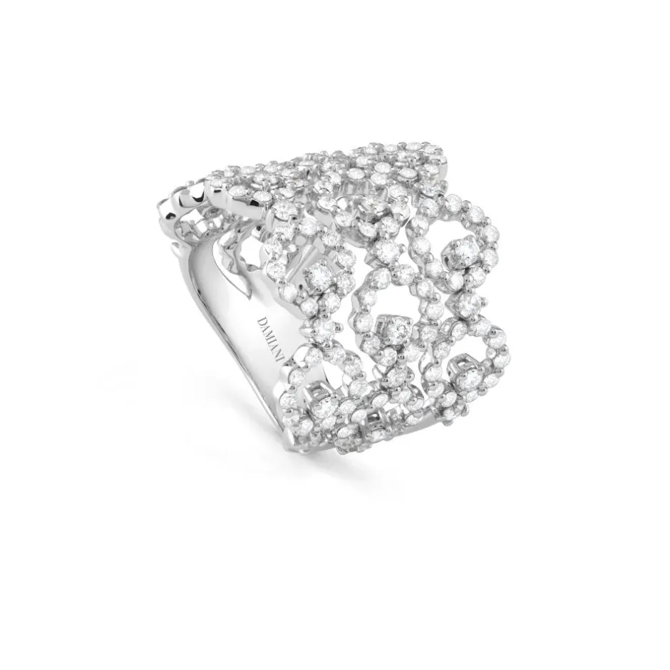 Damiani Anelli>Anello in oro bianco con diamanti