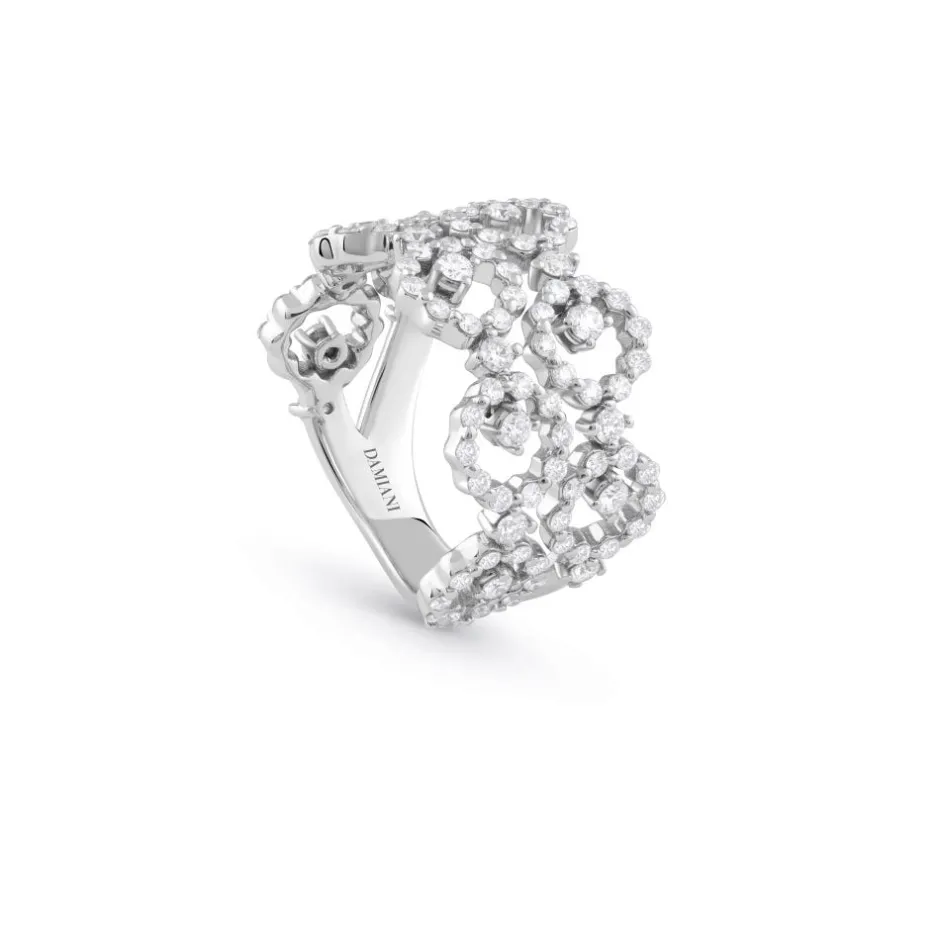 Damiani Anelli>Anello in oro bianco con diamanti