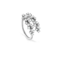 Damiani Anelli>Anello in oro bianco con diamanti