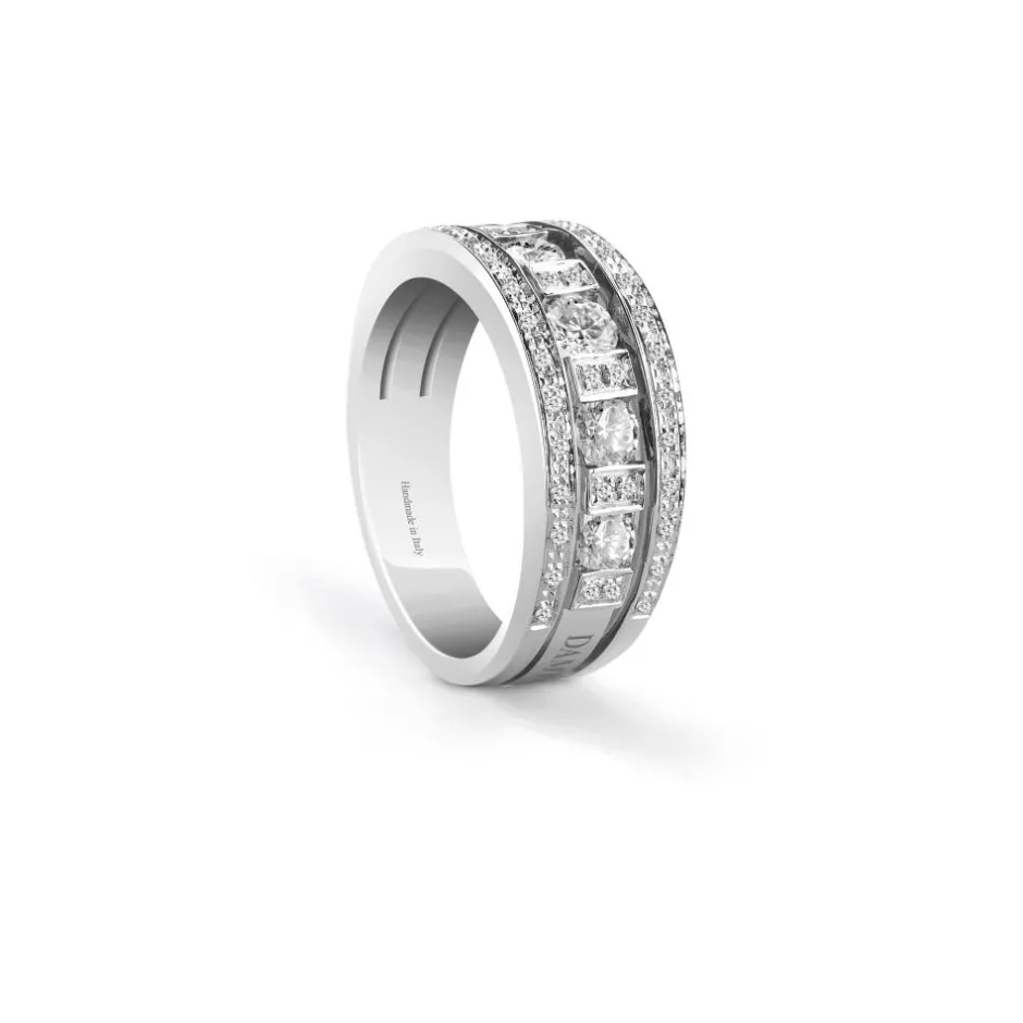 Damiani Anelli>Anello in oro bianco con diamanti