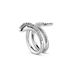 Damiani Anelli>Anello in oro bianco con diamanti