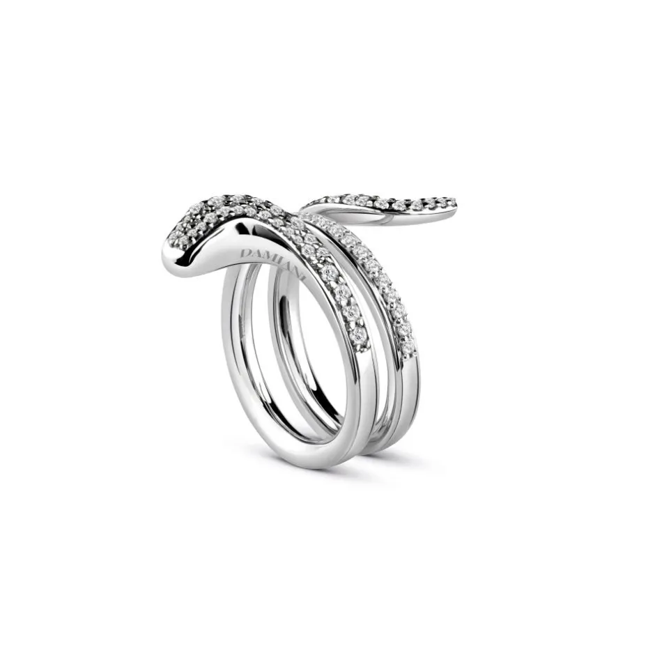 Damiani Anelli>Anello in oro bianco con diamanti
