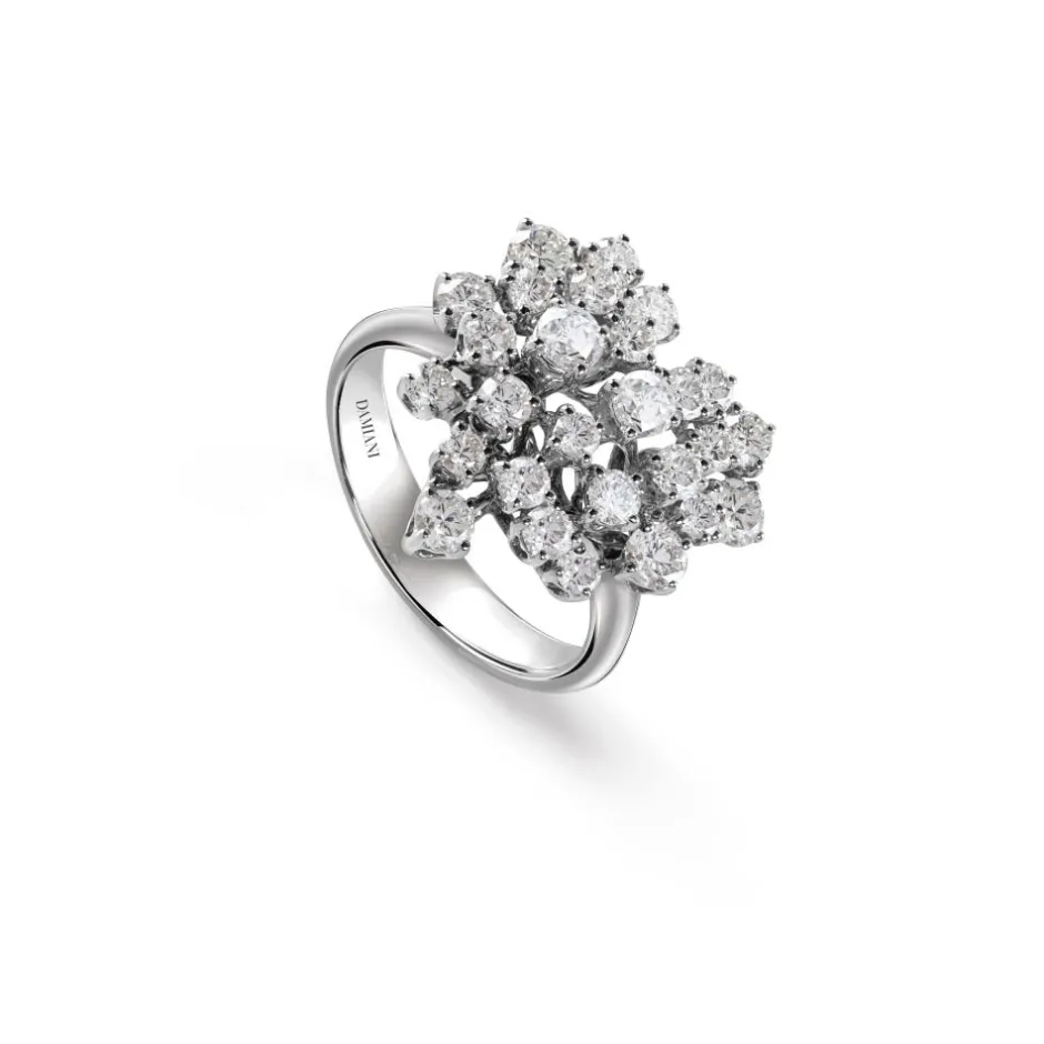 Damiani Anelli>Anello in oro bianco con diamanti