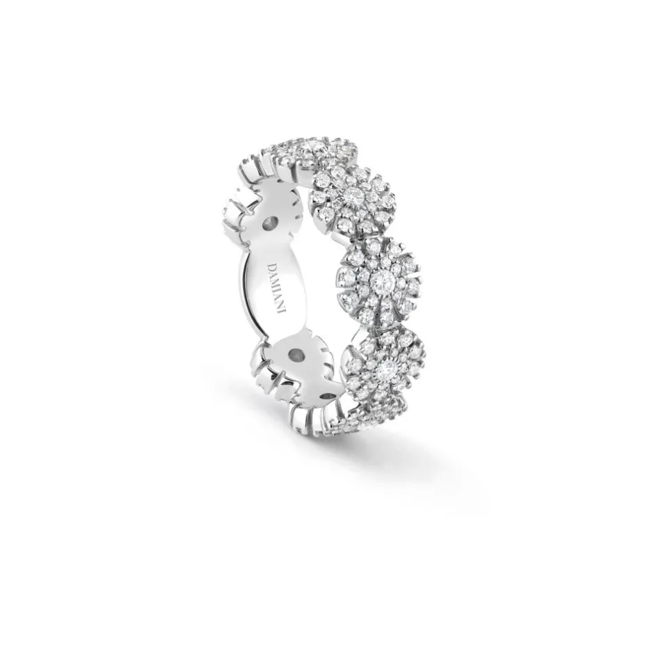 Damiani Anelli>Anello in oro bianco con diamanti