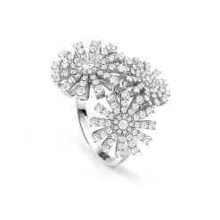 Damiani Anelli>Anello in oro bianco con diamanti