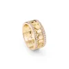 Uomo Damiani Anelli Per Coppie | Uomo>Anello in oro giallo con diamanti, 8,3 mm.