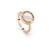 Damiani Anelli>Anello in oro rosa con madreperla e diamanti