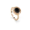 Damiani Anelli>Anello in oro rosa con onice e diamanti