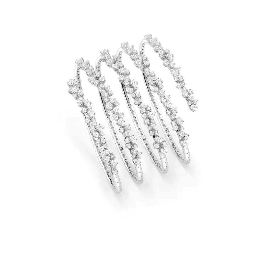 Damiani Bracciali>Bracciale in oro bianco con diamanti