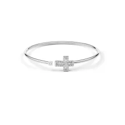Damiani Bracciali>Bracciale in oro bianco con diamanti