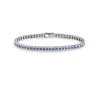 Damiani Bracciali>Bracciale in oro bianco con diamanti e zaffiri