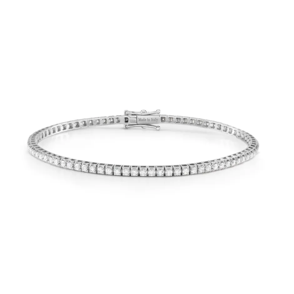 Uomo Damiani Uomo | Bracciali>Bracciale in oro bianco con diamanti 0,53 carati