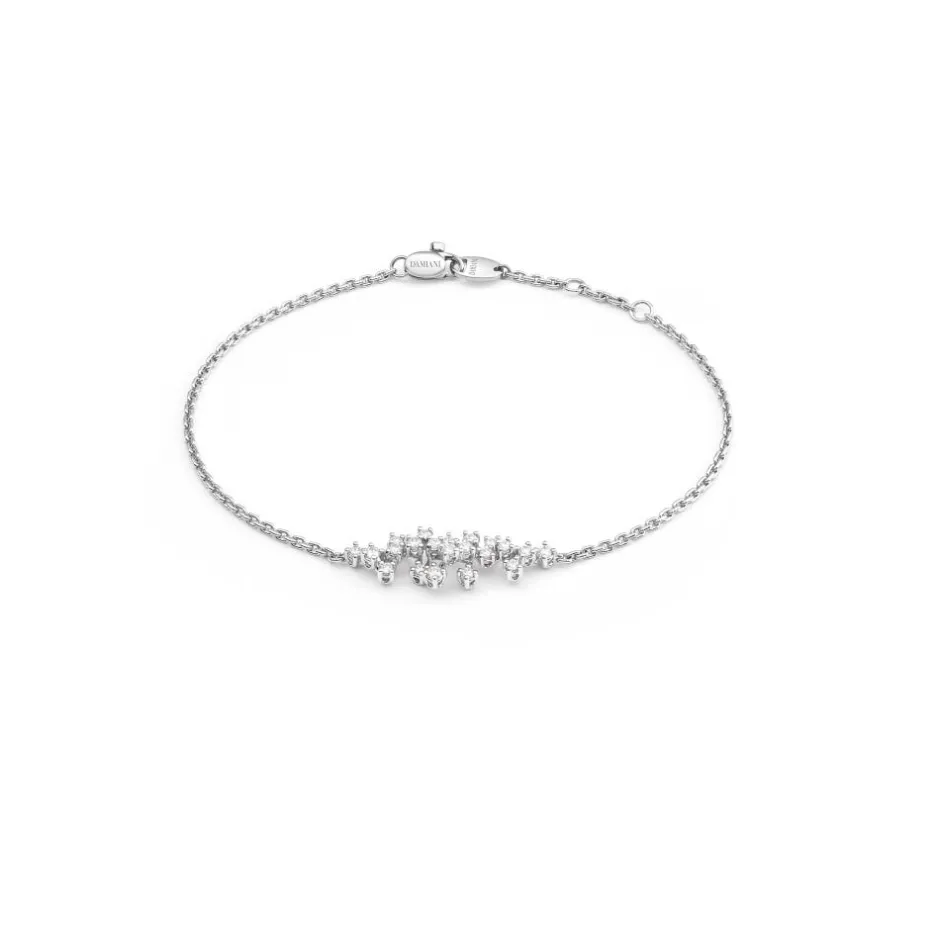 Damiani Bracciali>Bracciale in oro bianco con diamanti