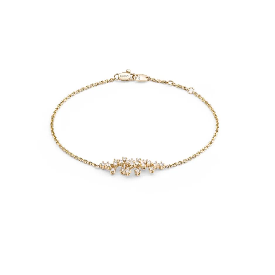 Damiani Bracciali>Bracciale in oro giallo con diamanti