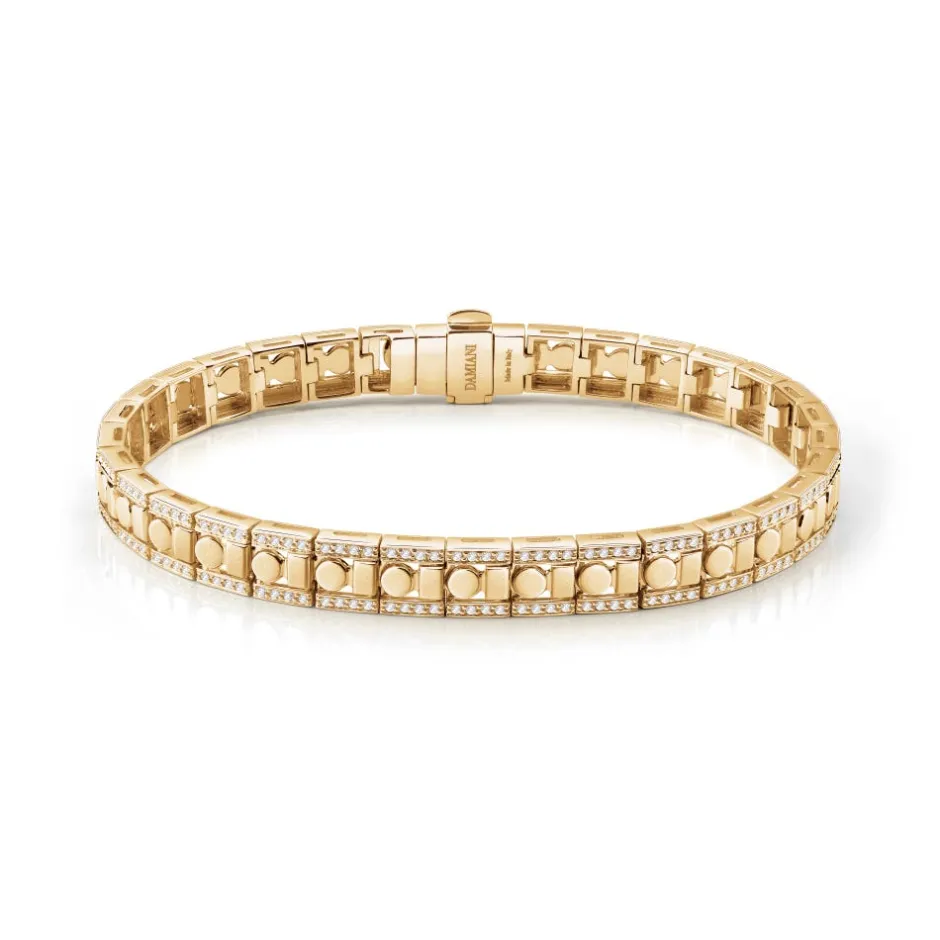 Damiani Bracciali>Bracciale in oro giallo con diamanti