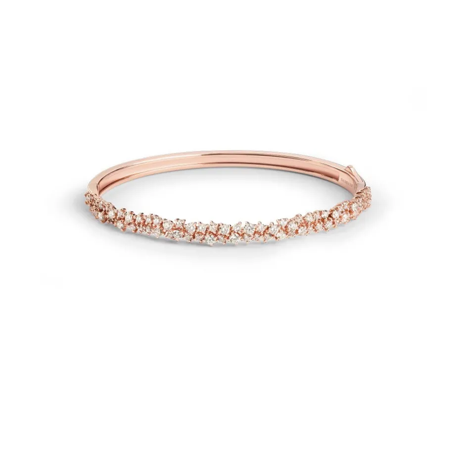 Damiani Bracciali>Bracciale in oro rosa con diamanti