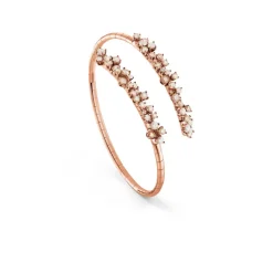 Damiani Bracciali>Bracciale in oro rosa con diamanti bianchi e brown