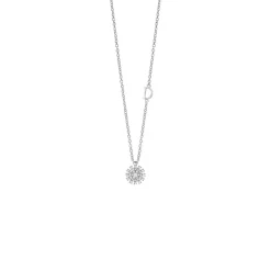 Damiani Collane>Collana in oro bianco con diamanti, 8 mm.