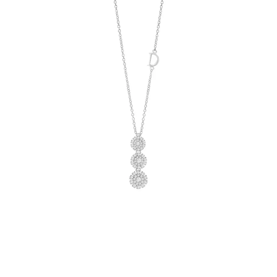 Damiani Collane>Collana in oro bianco con diamanti