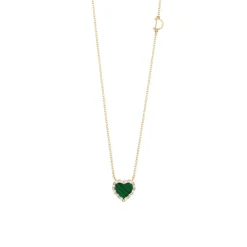 Damiani Collane>Collana in oro giallo con malachite e diamanti