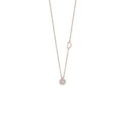 Damiani Collane>Collana in oro rosa con diamanti