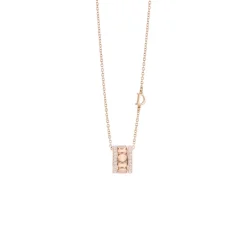 Uomo Damiani Uomo | Collane>Collana in oro rosa con diamanti, 8,3 mm.