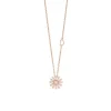Damiani Collane>Collana in oro rosa con diamanti, 12 mm.