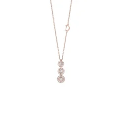 Damiani Collane>Collana in oro rosa con diamanti
