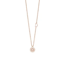 Damiani Collane>Collana in oro rosa con diamanti, 8 mm.