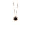 Uomo Damiani Uomo | Collane>Collana in oro rosa con onice e diamanti