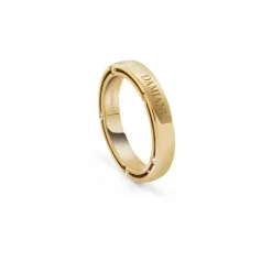 Damiani Fedi Nuziali>Fede nuziale in oro giallo con diamante, 3,30 mm.