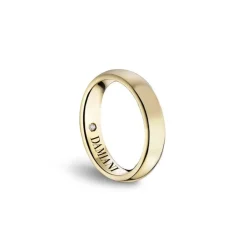 Damiani Fedi Nuziali>Fede nuziale in oro giallo con diamante, 2,70 mm.