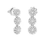Damiani Orecchini>Orecchini in oro bianco con diamanti