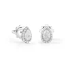 Damiani Orecchini>Orecchini in oro bianco con diamante taglio goccia