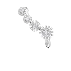 Damiani Orecchini>Orecchino singolo in oro bianco con diamanti